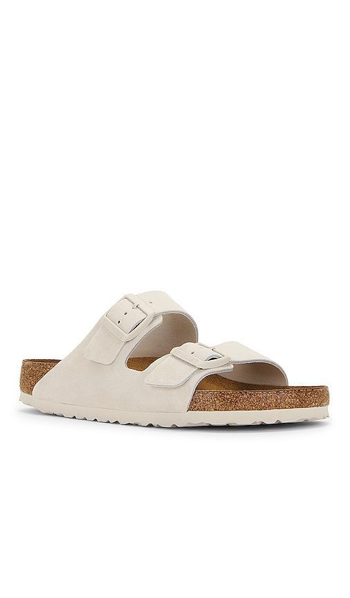 BIRKENSTOCK Arizona Soft Footbed in Antique White - White. Size 42 (also in 41, 43, 44, 45, 46). Product Image