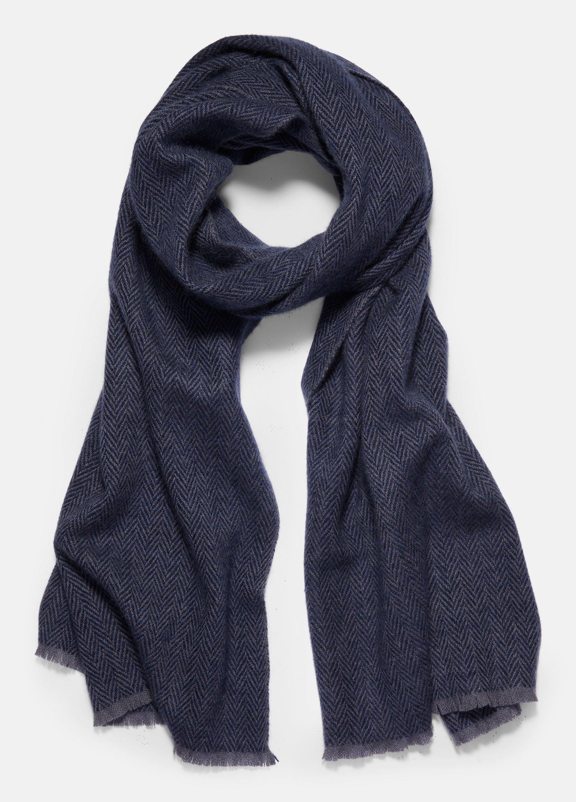 Herringbone Cashmere Scarf Product Image