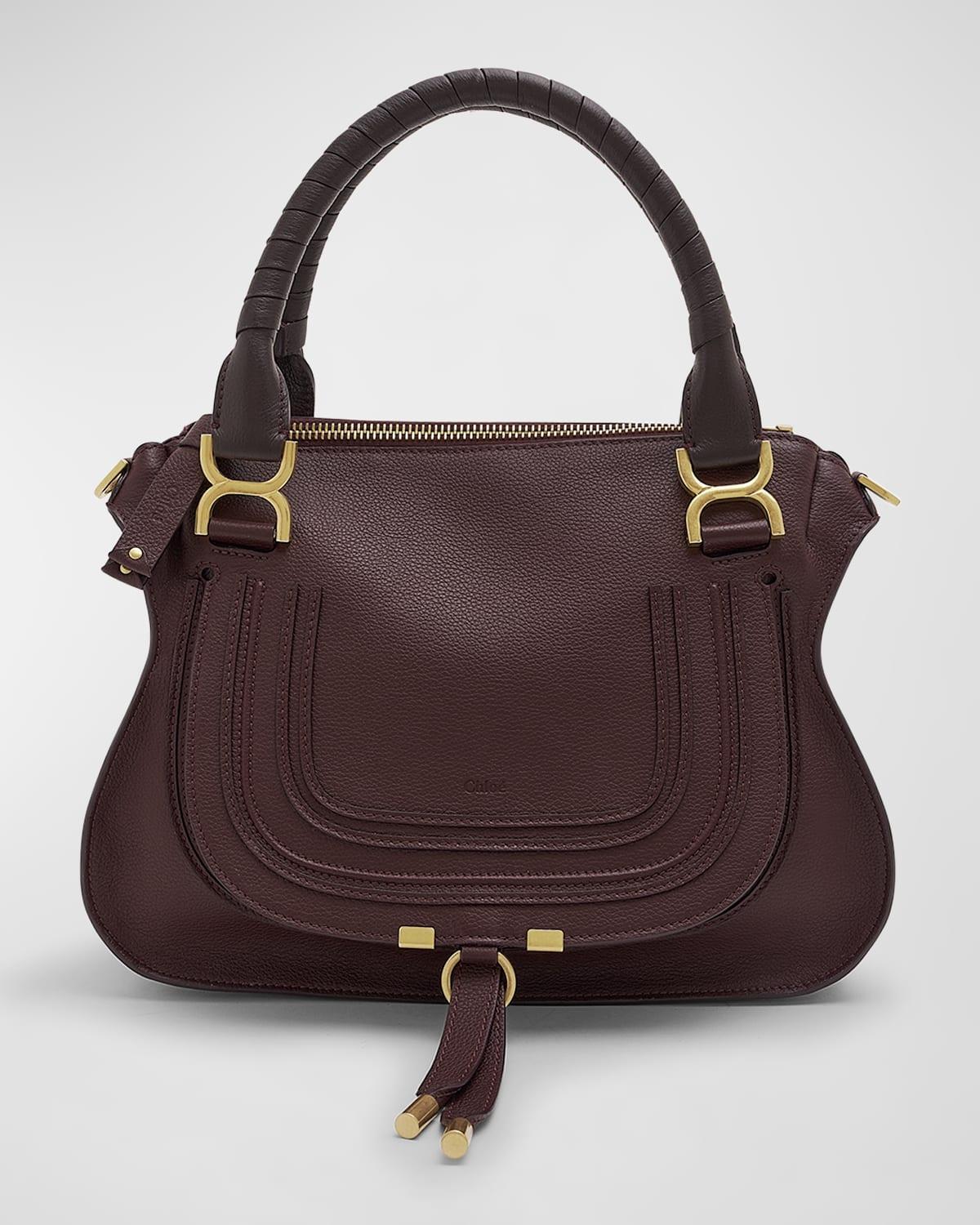 Chlo Medium Marcie Calfskin Leather Satchel Product Image