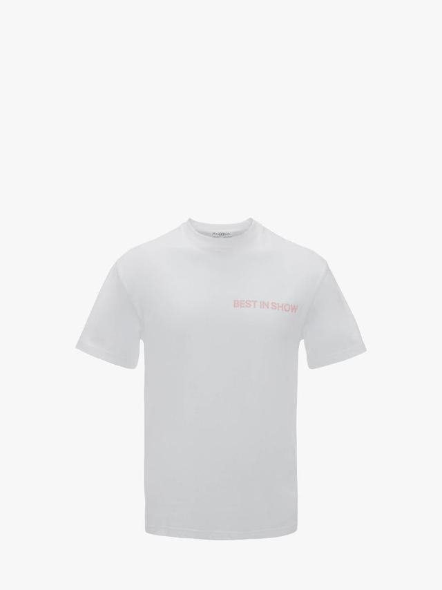 BEST IN SHOW BACK PRINT T-SHIRT in white | JW Anderson US  Product Image