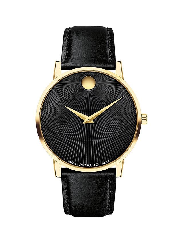 Movado Museum Classic Leather Strap Watch, 40mm Product Image