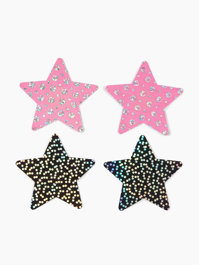 2Pack Reusable Adhesive Silicone Star Nipple Cover Product Image