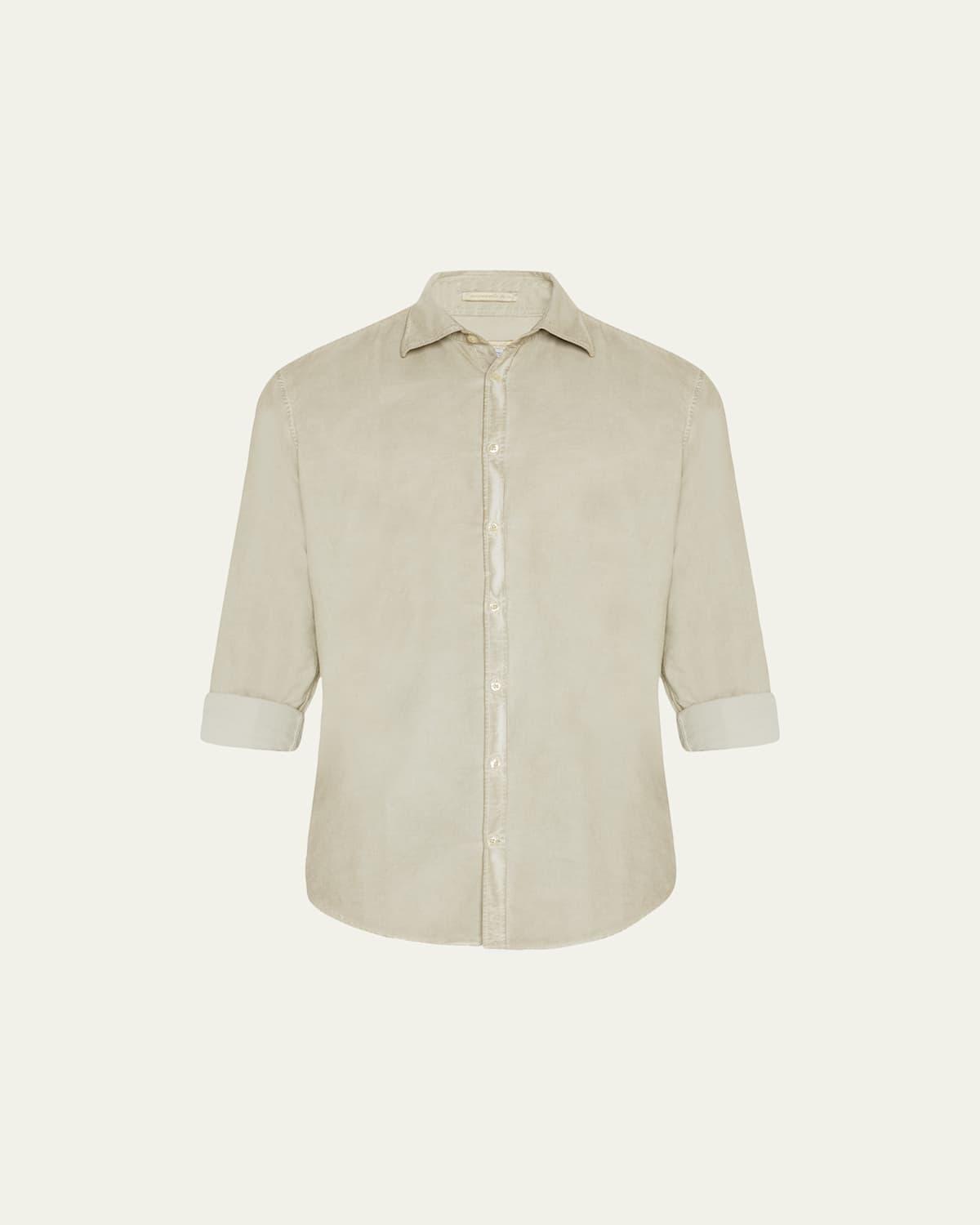 Mens Genova Corduroy Button-Front Shirt Product Image