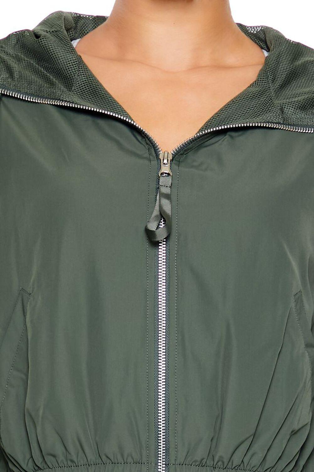 Active Hooded Zip-Up Jacket | Forever 21 Product Image