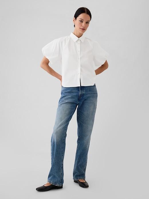 Organic Cotton Puff Sleeve Shirt product image