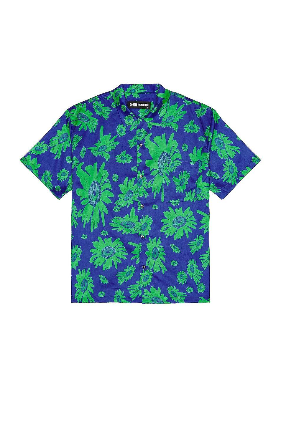 DOUBLE RAINBOUU Short Sleeve Hawaiian Shirt Size S. Product Image