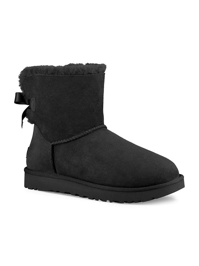 UGG Womens Mini Bailey Bow II Boot Sheepskin Classic Boots Product Image