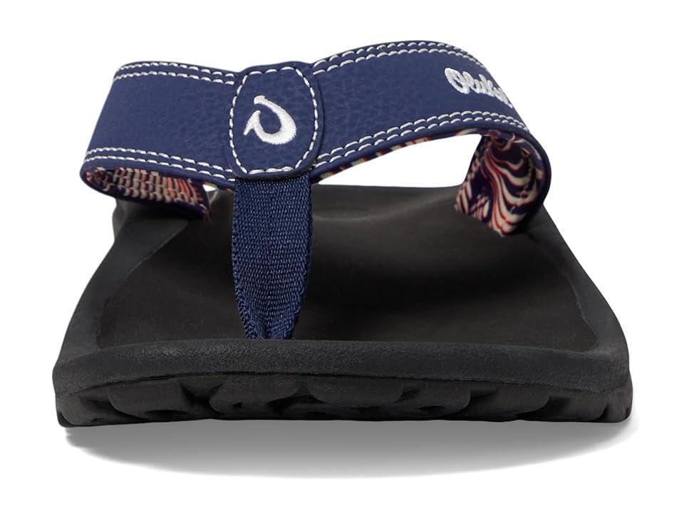 OluKai Ohana (Navy/Onyx) Men's Sandals Product Image