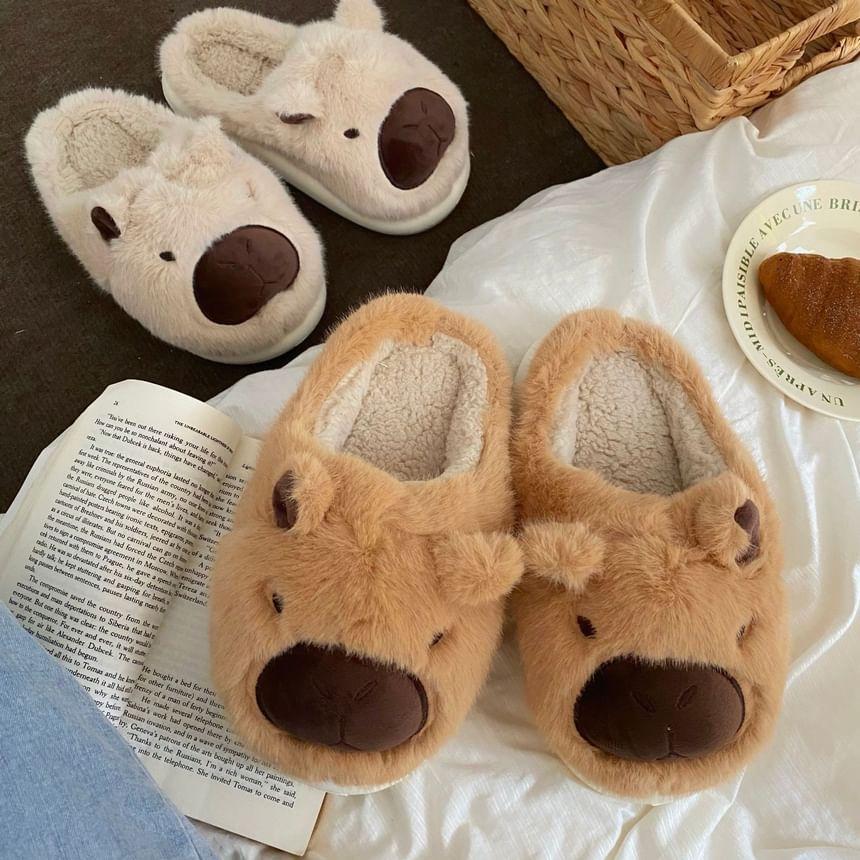 Cartoon Fluffy Home Slippers Product Image