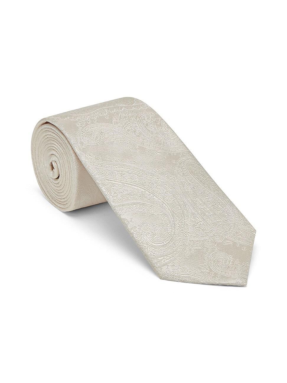 Mens Paisley Silk Tie Product Image