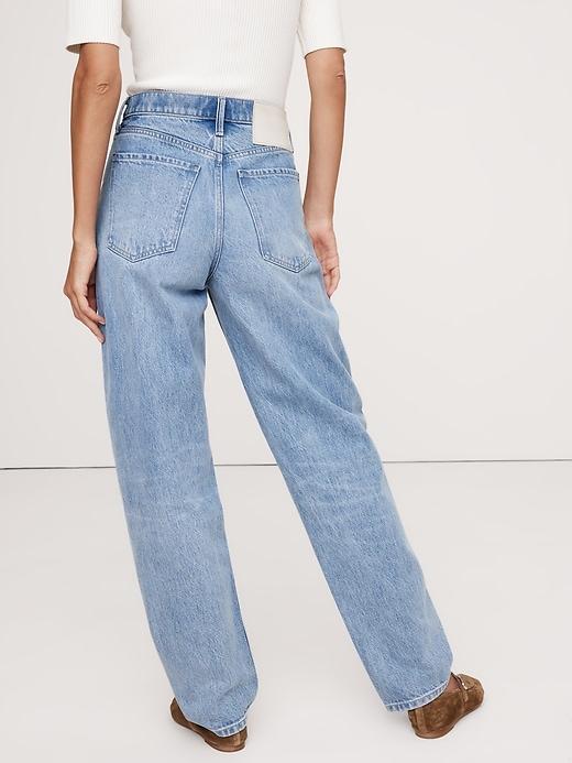 High-Rise Rigid Bow Jean Product Image