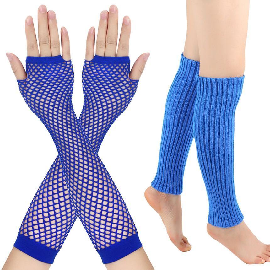 Set:  Fishnet Arm Sleeves + Calf Sleeve Product Image