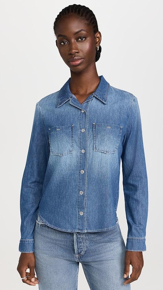 L'AGENCE Isla Denim Shirt | Shopbop Product Image