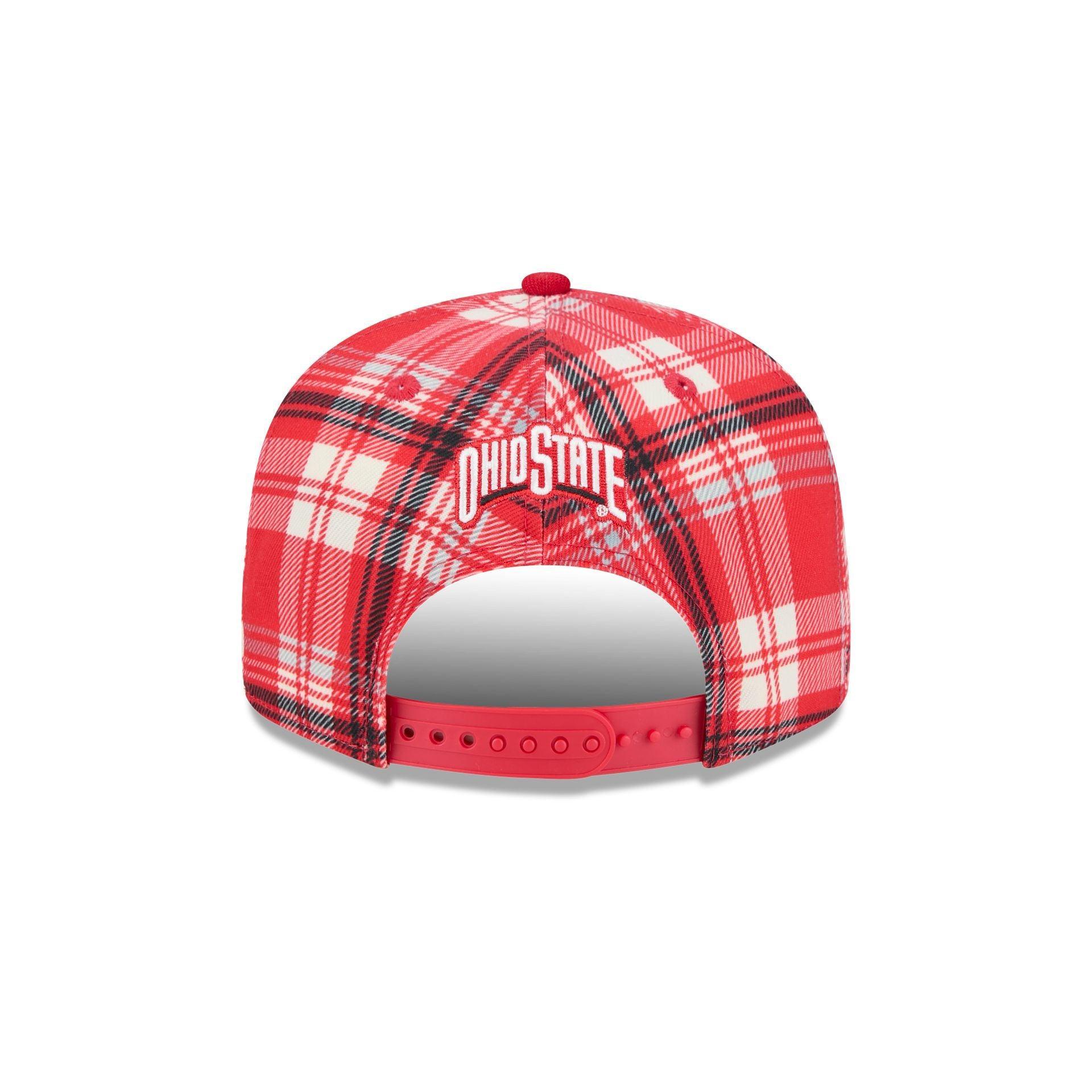 Ohio State Buckeyes Plaid 9FIFTY Snapback Hat Male Product Image