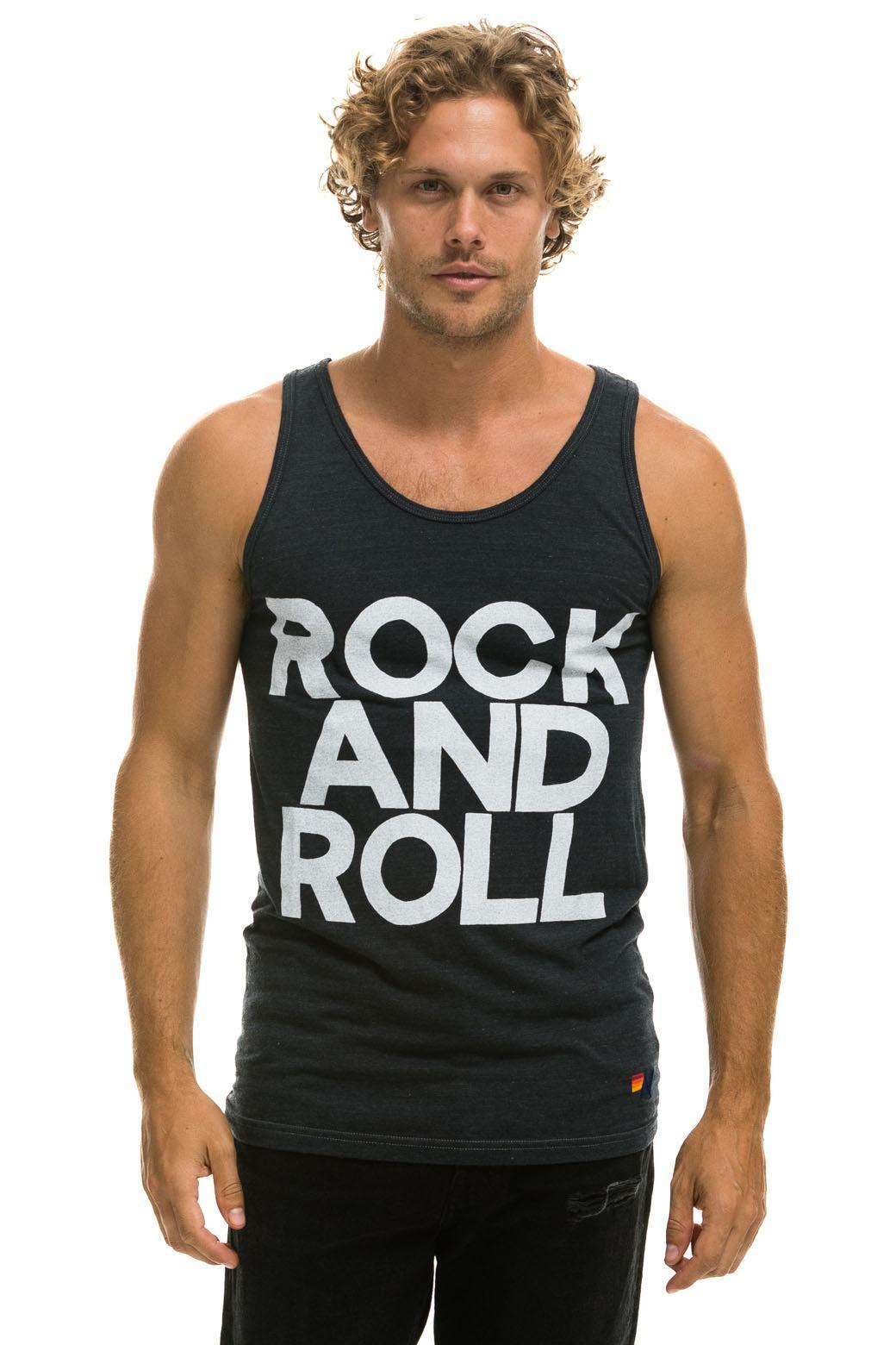 MEN'S ROCK AND ROLL TANK - CHARCOAL Male Product Image