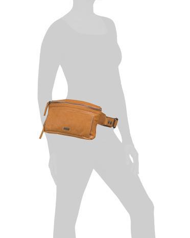 Leather Big Waist Bag for Women Product Image