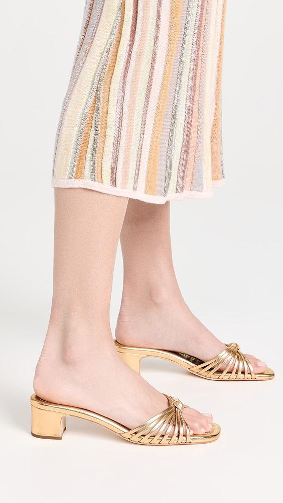 Loeffler Randall Hazel Knot Mid Heel Mule Sandals | Shopbop Product Image