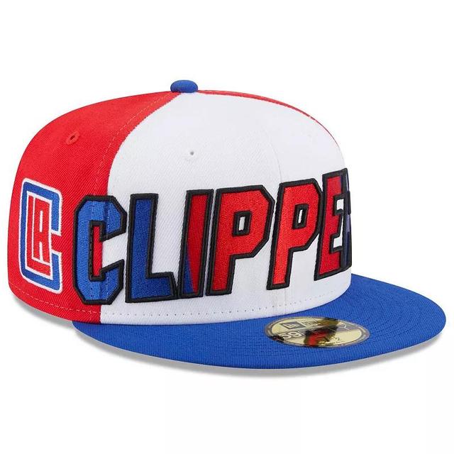 Mens New Era /Royal LA Clippers Back Half 59FIFTY Fitted Hat Product Image