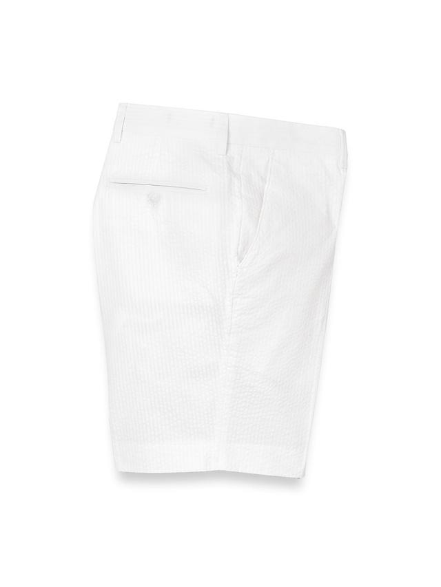 Cotton Seersucker Flat Front Shorts Product Image