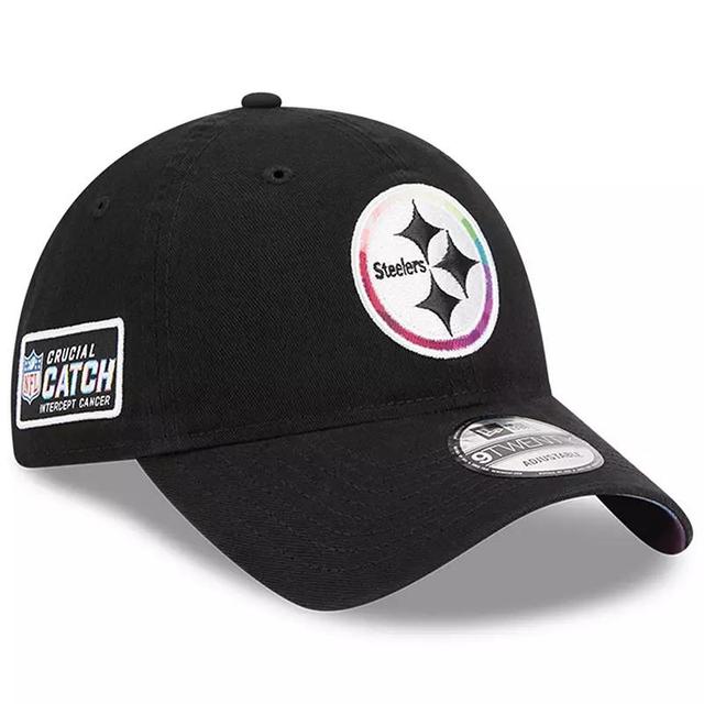 Mens New Era Pittsburgh Steelers 2023 NFL Crucial Catch 9TWENTY Adjustable Hat Product Image