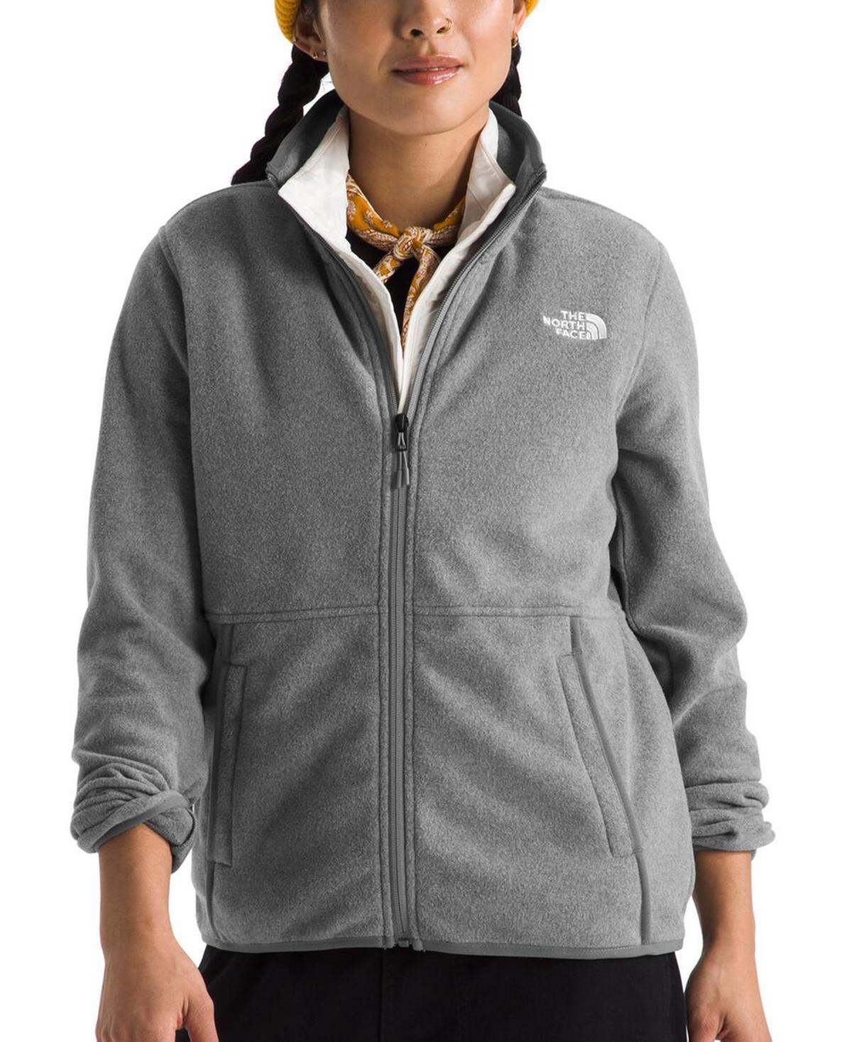 The North Face Womens Glacier Lightweight Fleece Stand Collar Long Sleeve Front Zip Jacket product image