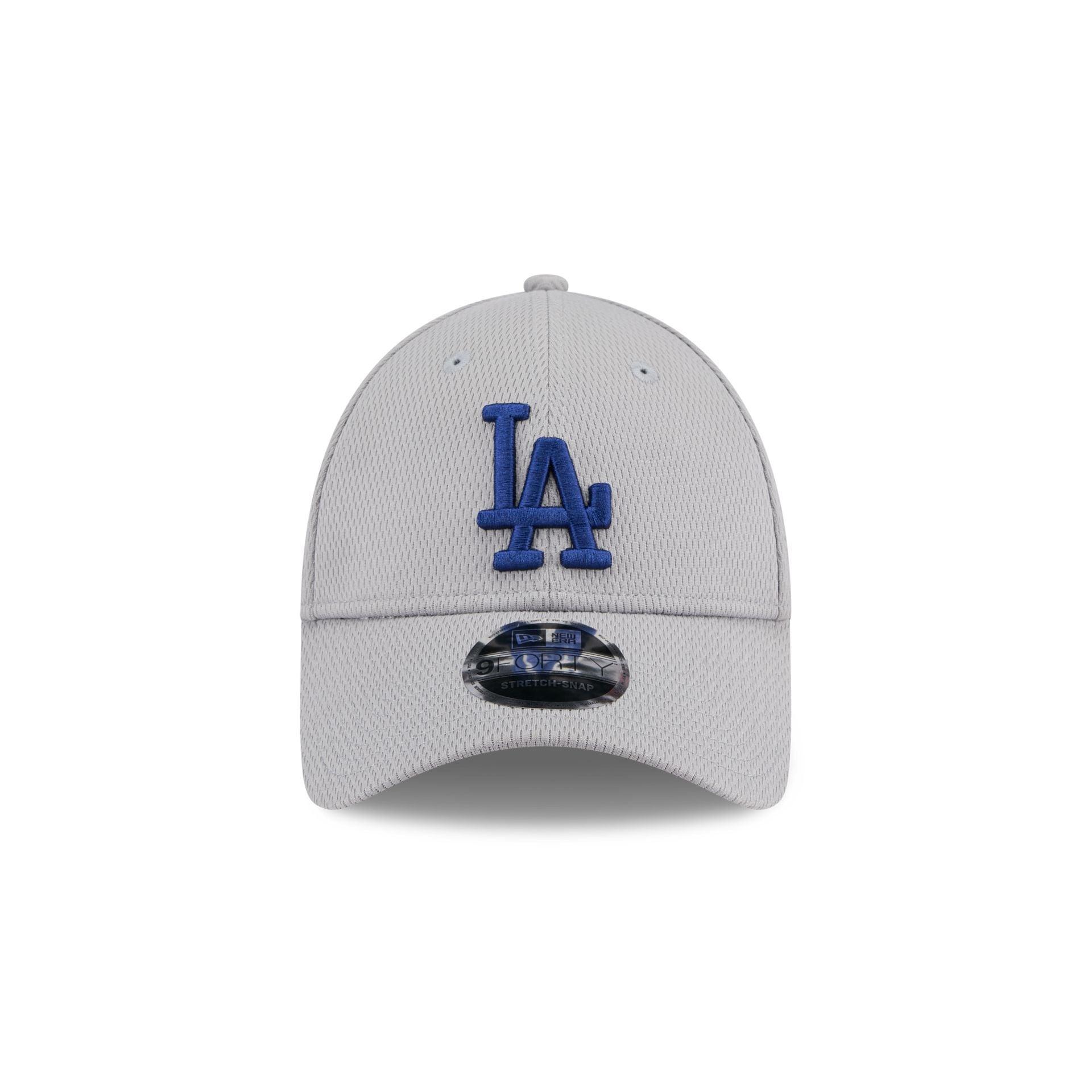 Los Angeles Dodgers Gray 9FORTY Stretch-Snap Hat Male Product Image