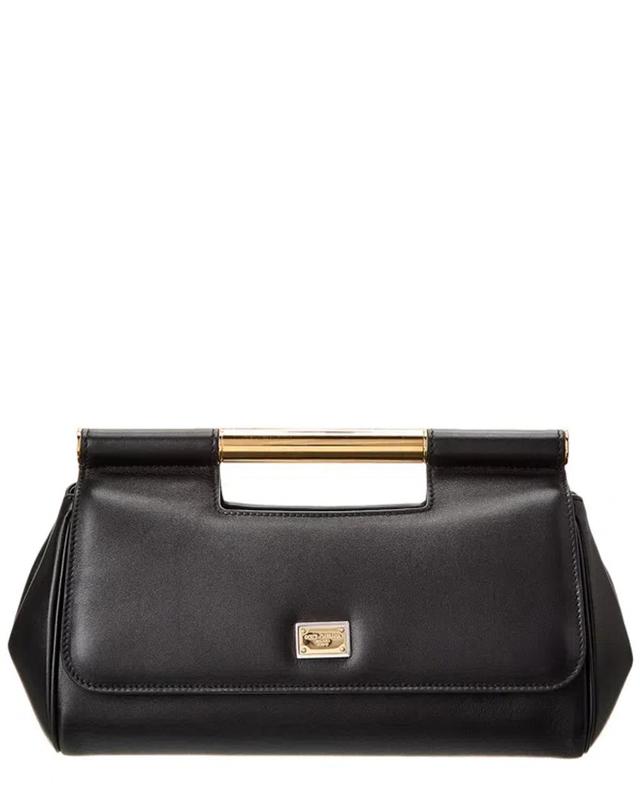 DOLCE & GABBANA Medium Chic Leather Handbag In Black Product Image