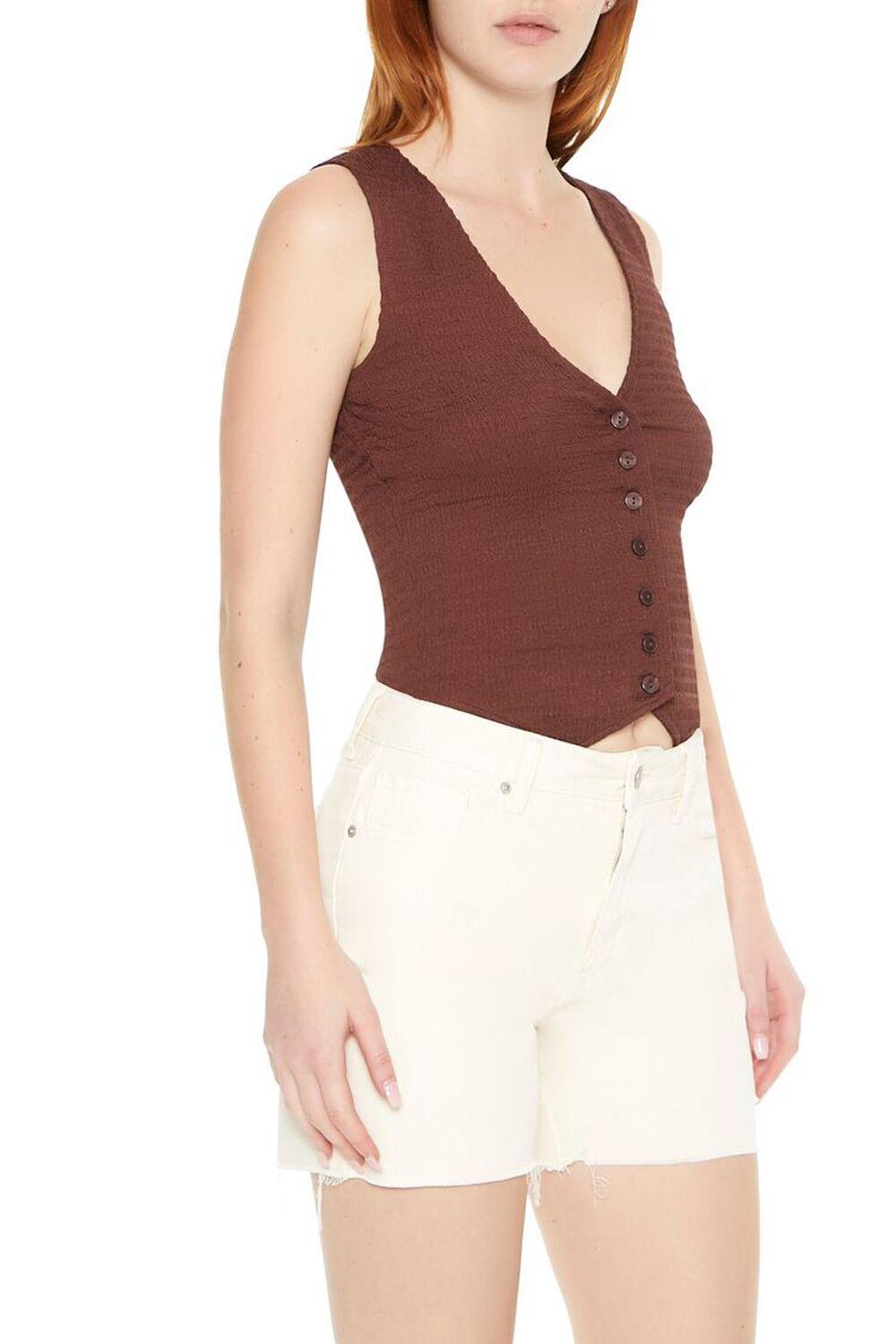 Textured Button-Front Top | Forever 21 Product Image