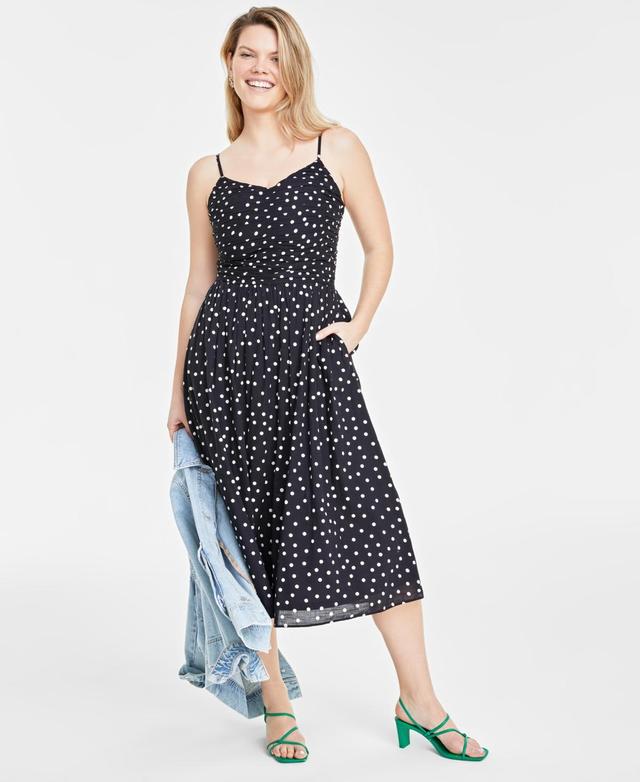 On 34th Womens Soft Corset Midi Dress, Created for Macys Product Image