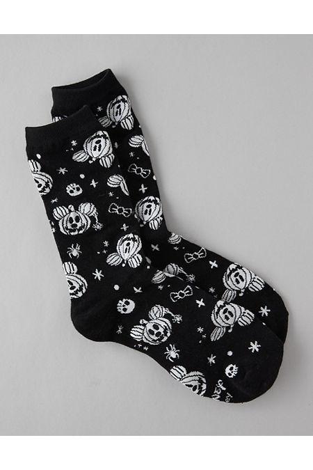 AE Mickey Mouse Pumpkin Crew Socks Women's Product Image