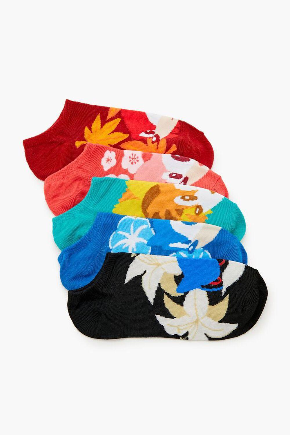 Sonic the Hedgehog Ankle Sock Set - 5 pack | Forever 21 Product Image