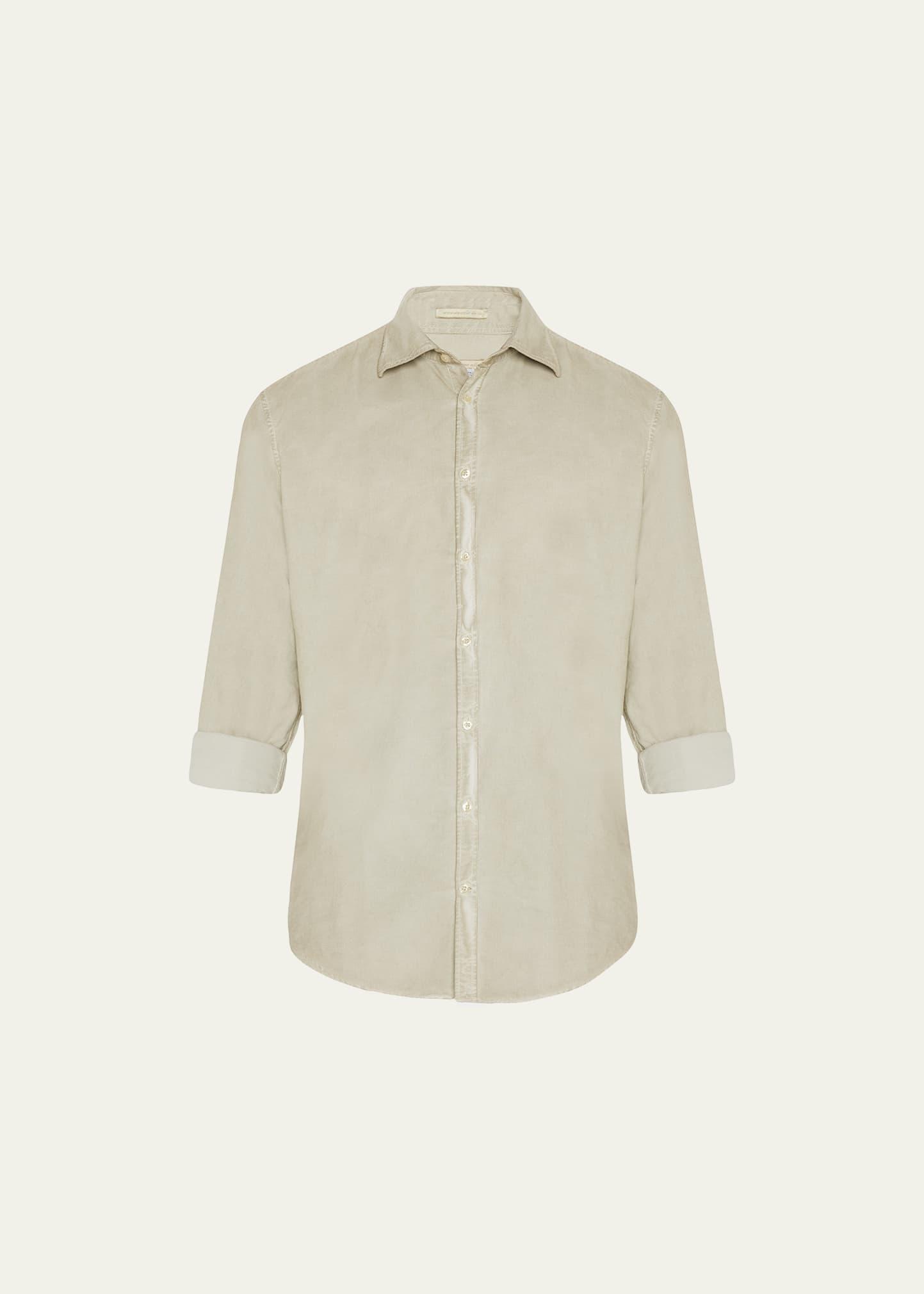 Mens Genova Corduroy Button-Front Shirt Product Image