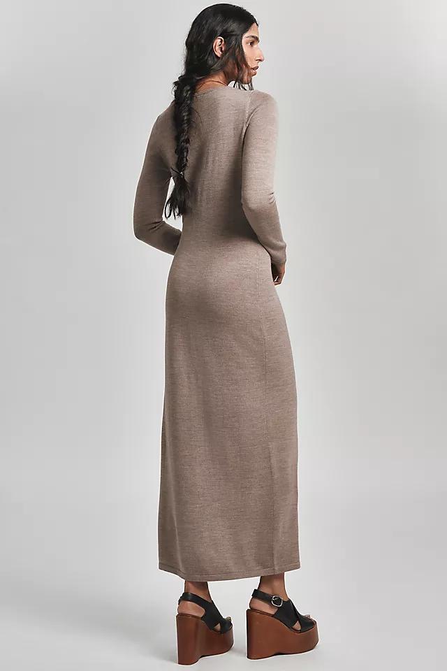 Reformation Cameran Long-Sleeve Button-Front Maxi Dress Product Image