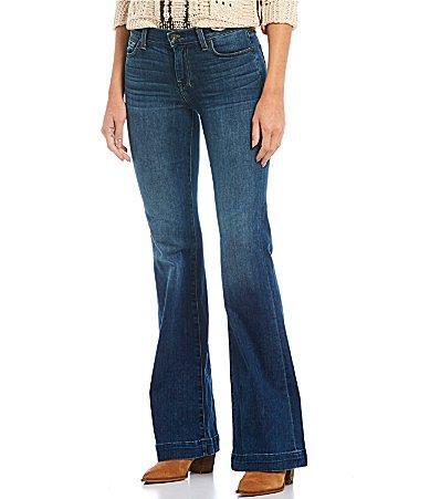 7 for all mankind Dojo Wide Leg Full Length Denim Jeans Product Image