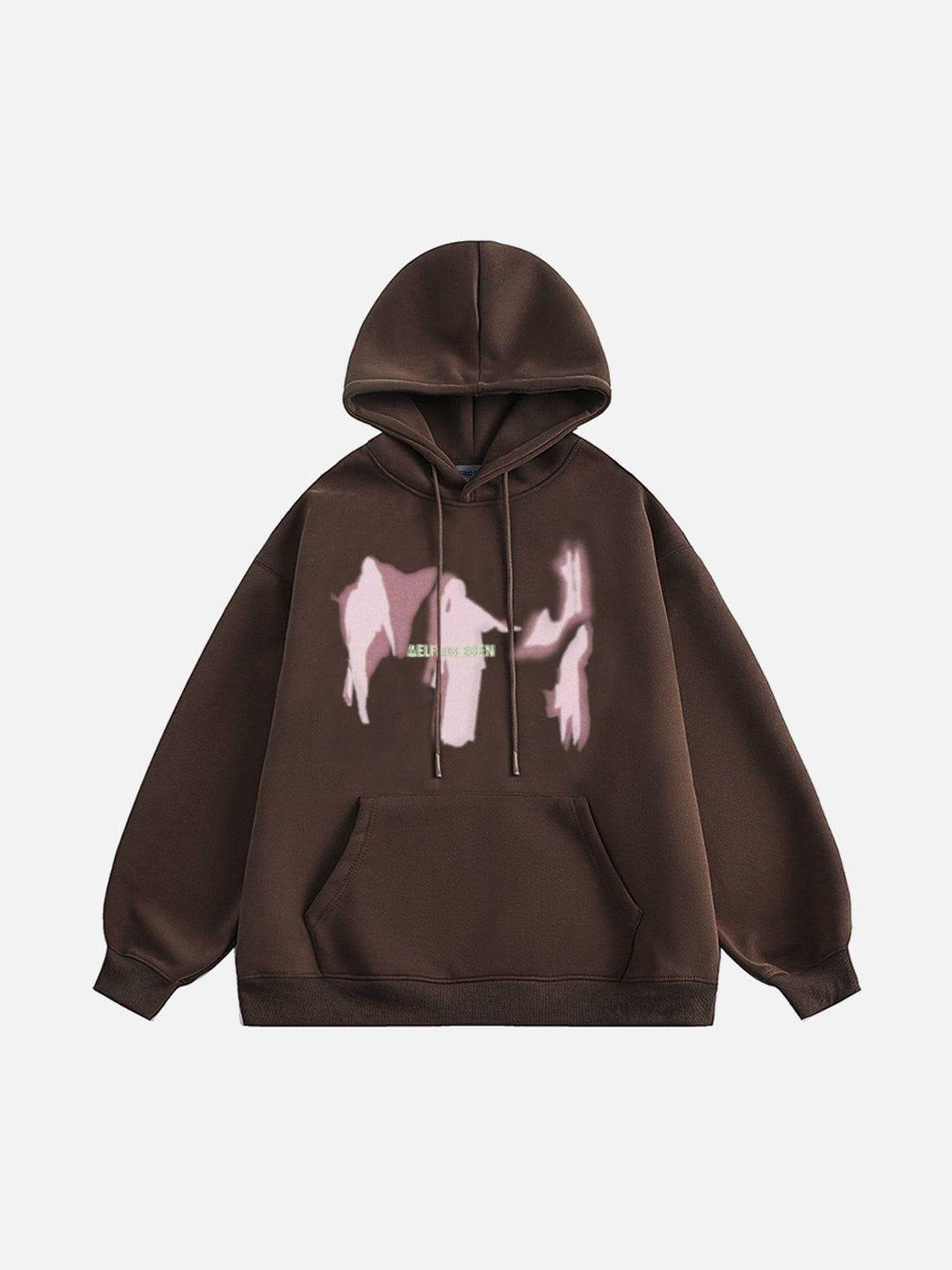 Aelfric Eden Abstract Shadow Print Hoodie product image