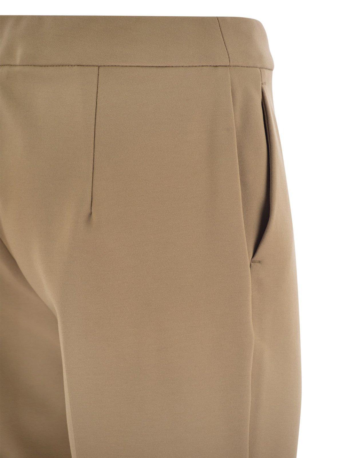 MAX MARA Pegno Slim Cut Trousers In Honey Product Image