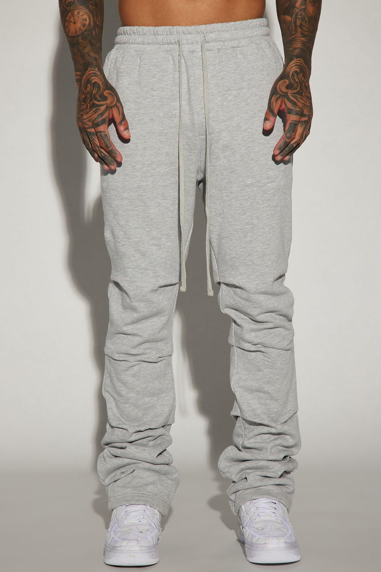 Hudson Skinny Flare Sweatpant - Heather Grey Product Image