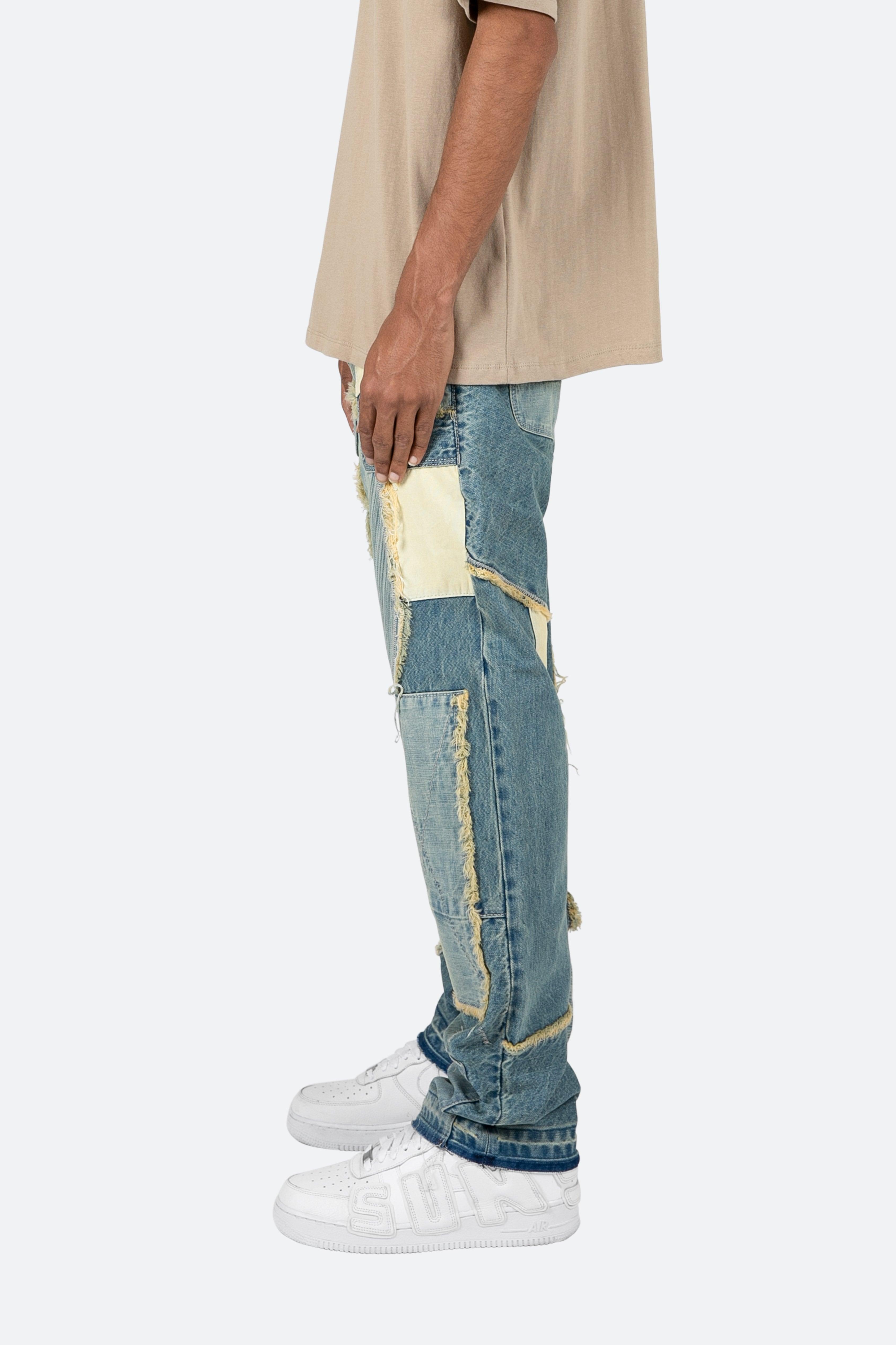 V164 Baggy Denim - Vintage Blue Male Product Image