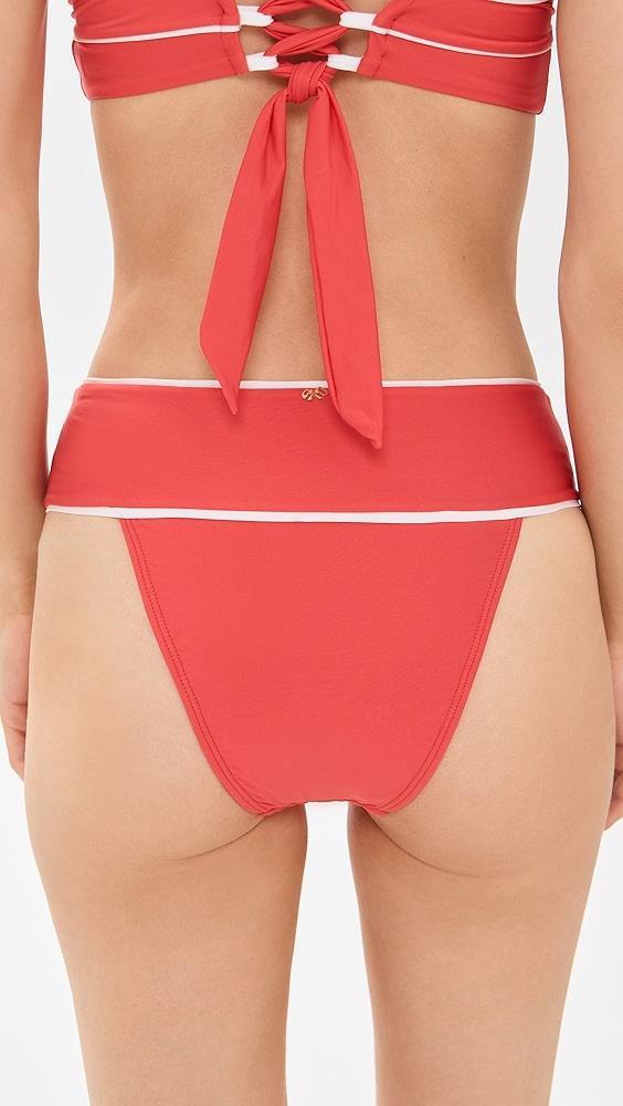 PQ Swim Banded High Waist Bikini Bottoms | Shopbop Product Image