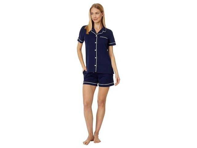 L.L.Bean Super Soft Shrink-Free Shorts Set (Bright ) Women's Pajama Sets Product Image