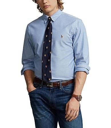 Polo Ralph Lauren Slim-Fit Solid Stretch Oxford Long Product Image