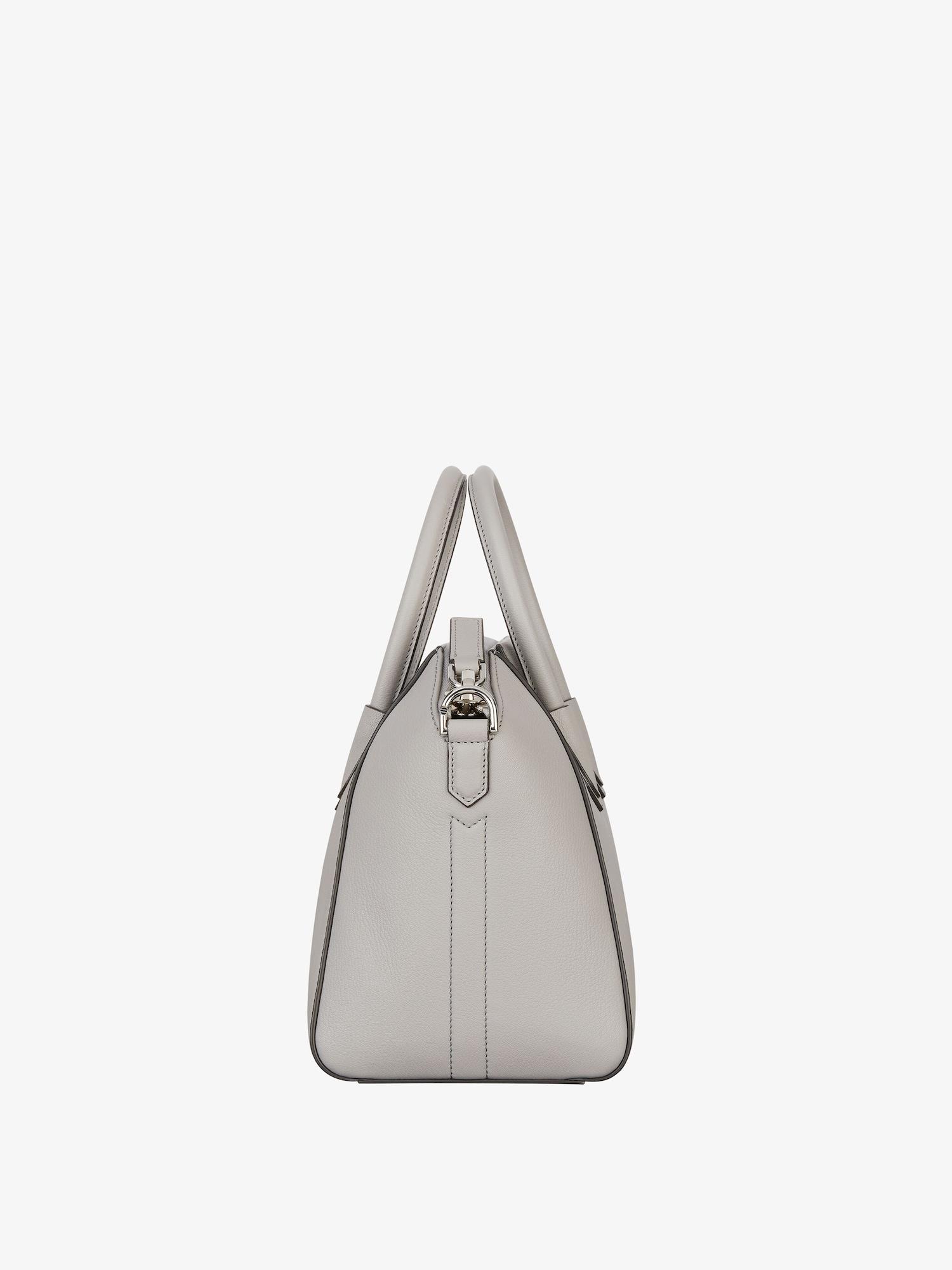 Mini Antigona bag in grained leather Product Image