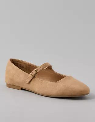 AE Vegan Suede Ballet Flat Product Image