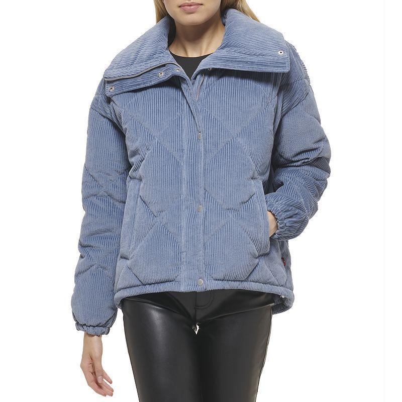 Womens Levis Corduroy Quilted Puffer Jacket Product Image