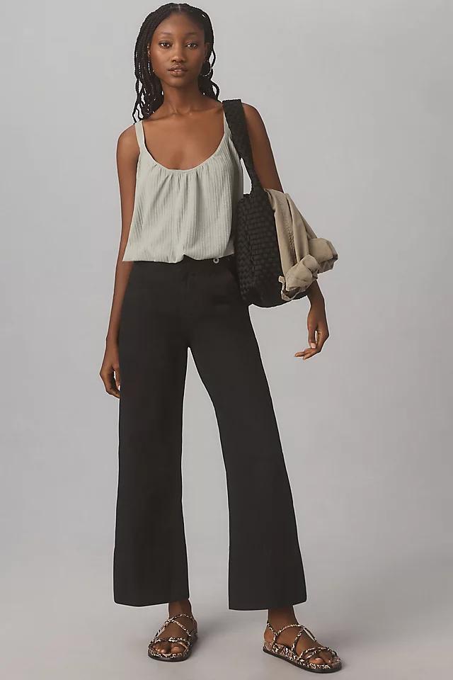 Pilcro Crop Wide-Leg Chino Pants Product Image