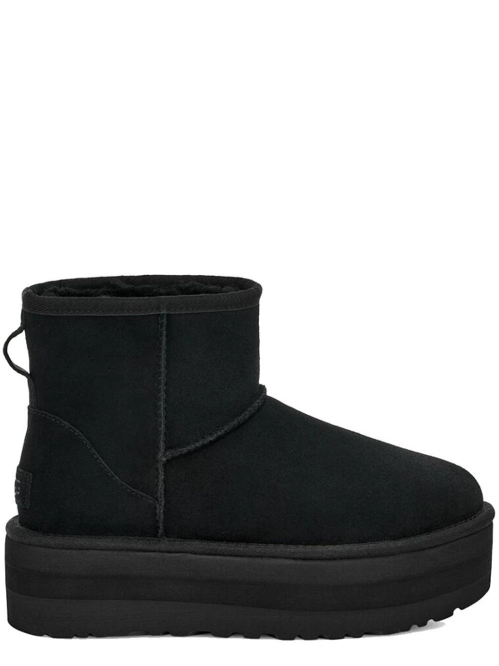 UGG Mini Classic Platform Boots In Black product image