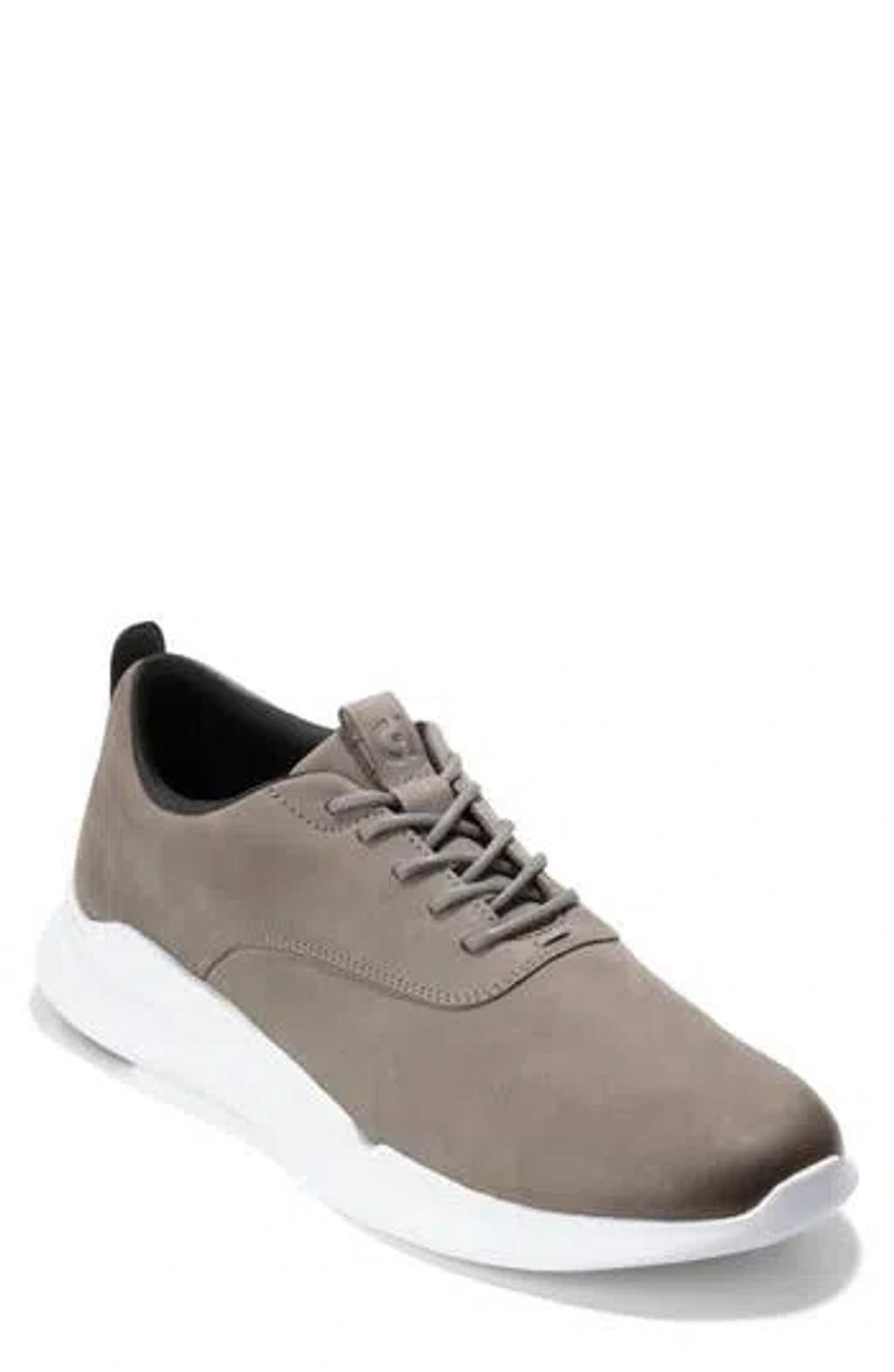 COLE HAAN Grand Crosscourt Runox Sneaker In Grey Nubuck Product Image