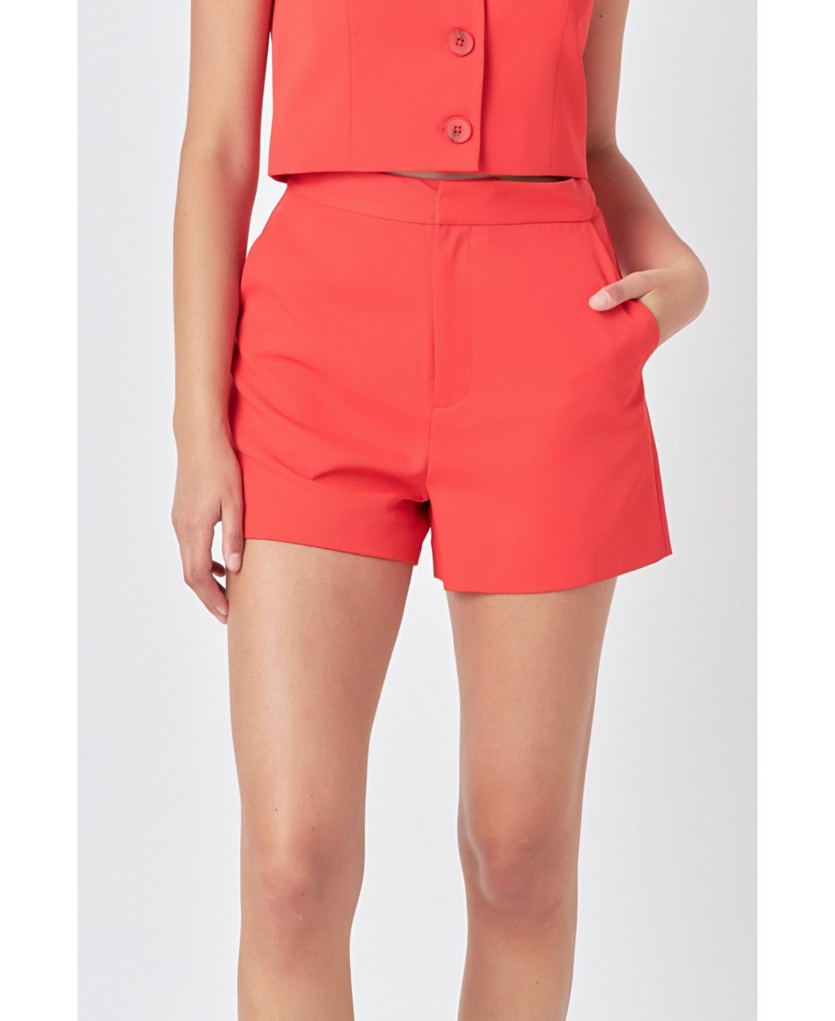 endless rose Womens High Waisted Suited Shorts Product Image