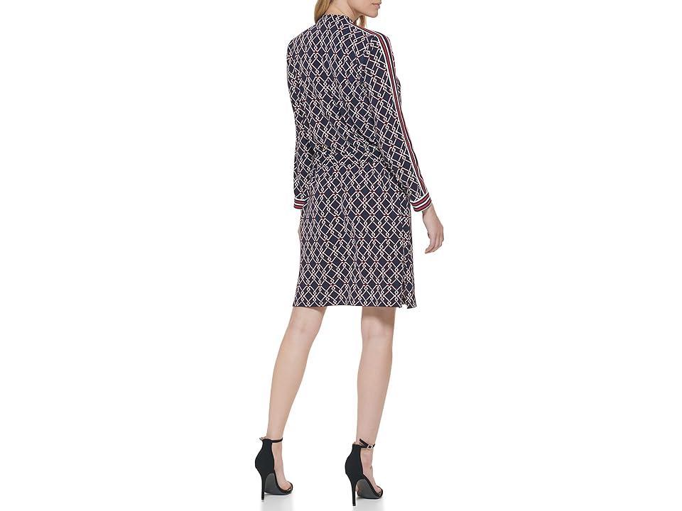 Tommy Hilfiger Knit Dress (Sky Captain Multi) Women's Dress Product Image