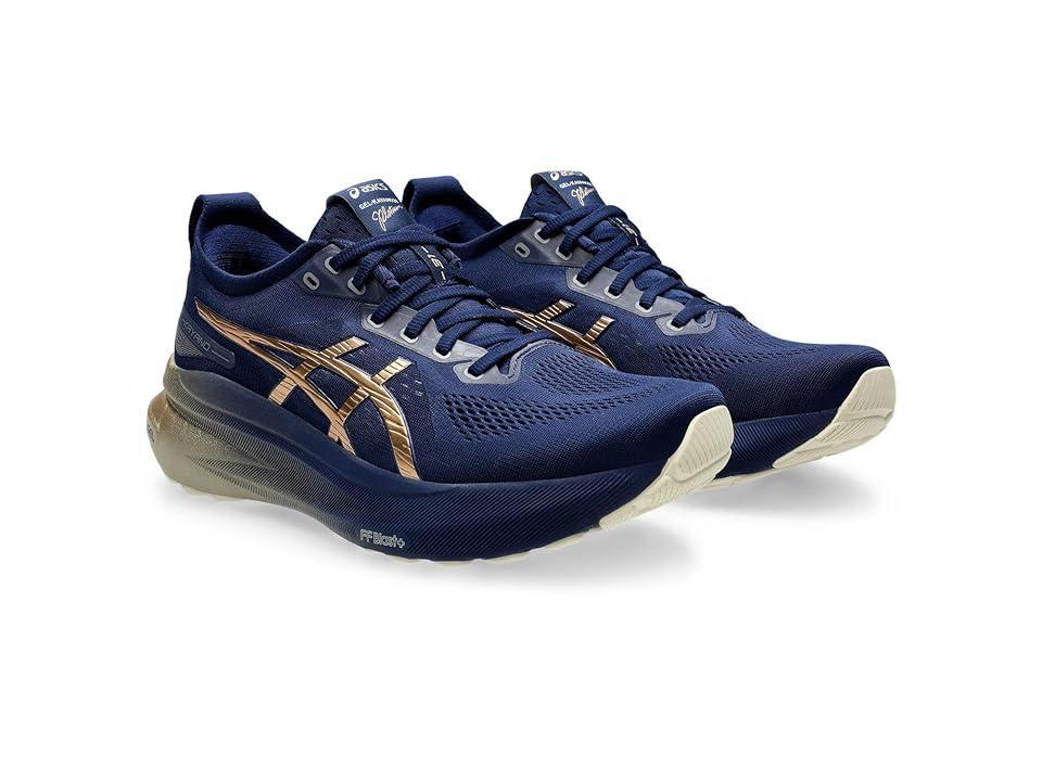 ASICS Men's GEL-Kayano 31 Platinum (Blue Expanse/Champagne) Men's Running Shoes Product Image